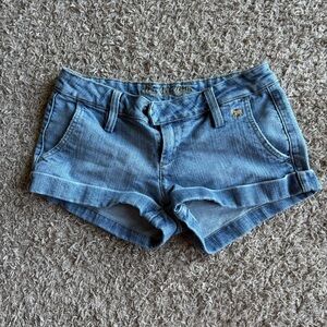 Women's Blue Denim Shorts